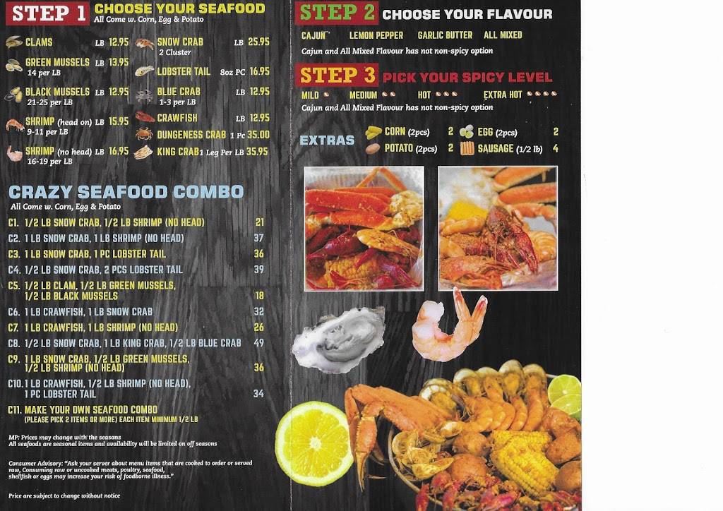 Crazy Crab | restaurant | 26631 Hoover Rd, Warren, MI 48089, USA | 5863931677 OR +1 586-393-1677