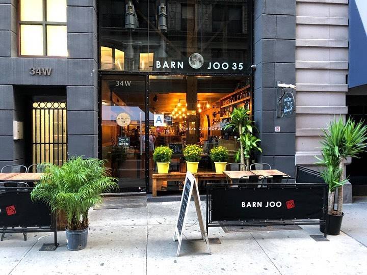 Barn Joo 35 | restaurant | 34 W 35th St, New York, NY 10001, USA | 2125644430 OR +1 212-564-4430