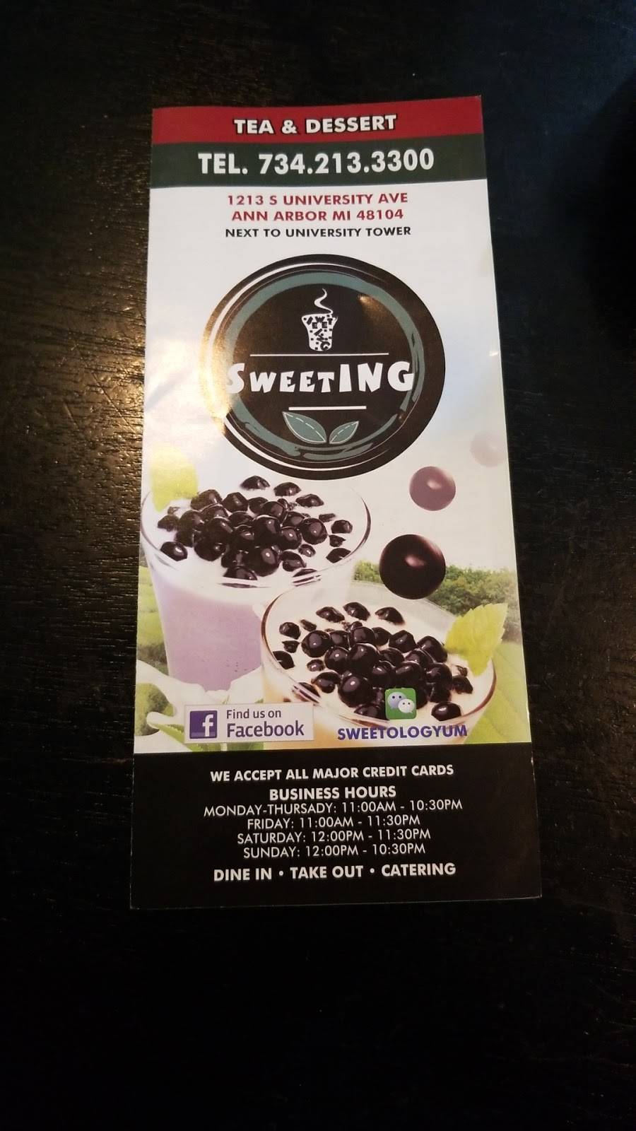 Sweeting | restaurant | 1213 S University Ave, Ann Arbor, MI 48104, USA | 7342133300 OR +1 734-213-3300