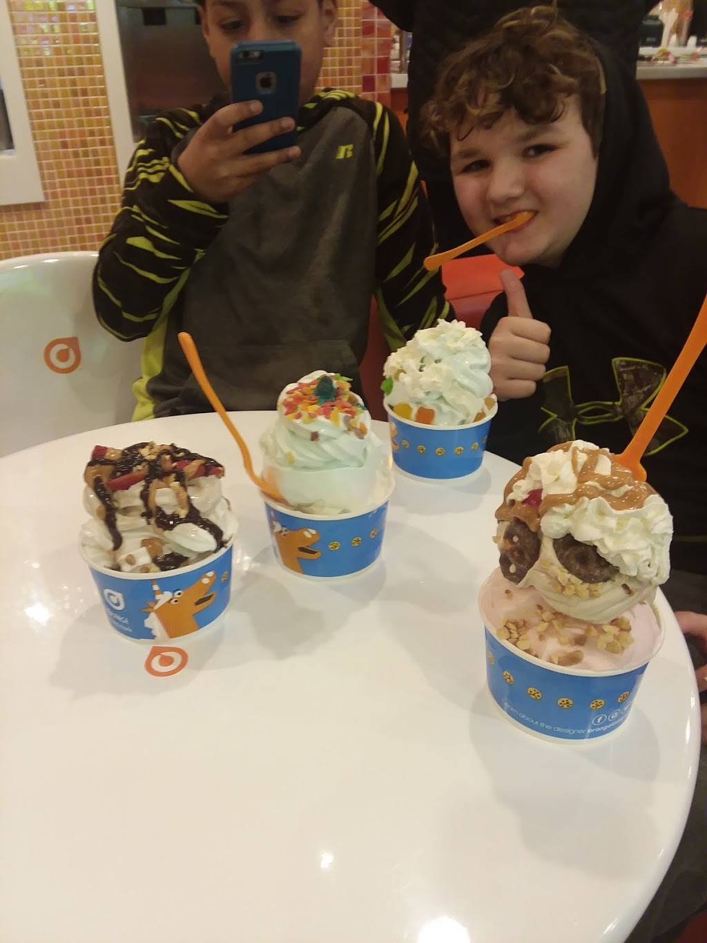 Orange Leaf Frozen Yogurt | restaurant | 102 Cabelas Blvd E, Dundee, MI 48131, USA | 7345297377 OR +1 734-529-7377