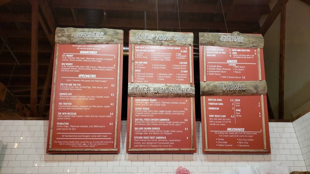 Lil Woodys | restaurant | 9807 16th Ave SW, Seattle, WA 98106, USA | 2064031294 OR +1 206-403-1294