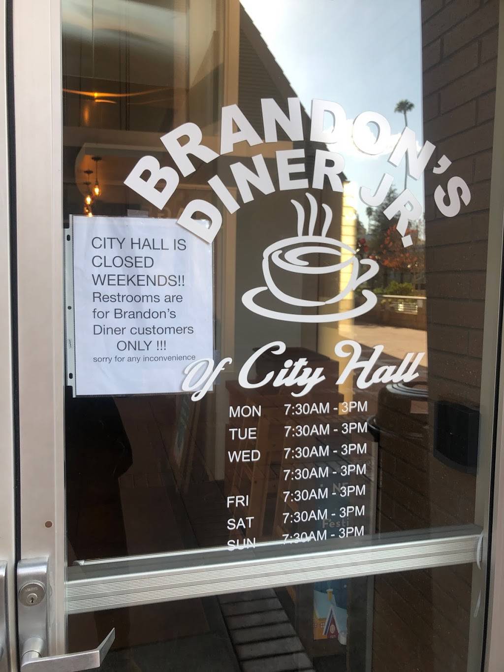 Brandons Diner Jr. Of City Hall | restaurant | 3900 Main St, Riverside, CA 92501, USA | 9517782588 OR +1 951-778-2588