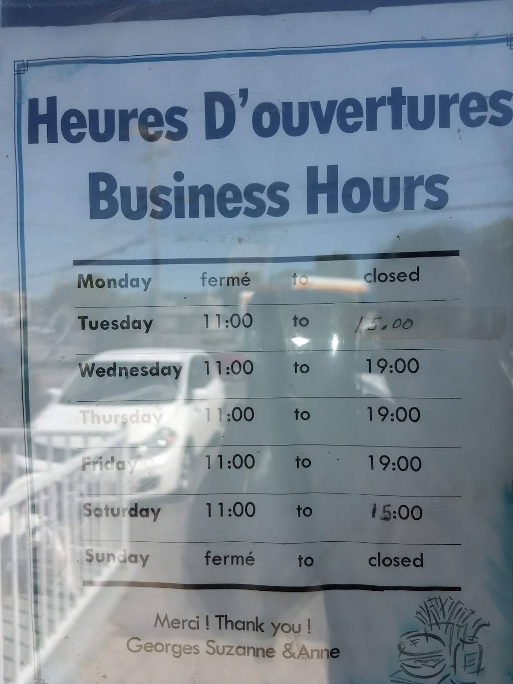 Chez Aime | meal takeaway | 183 5e Avenue, LÎle-Perrot, QC J7V 4X9, Canada | 5144252722 OR +1 514-425-2722