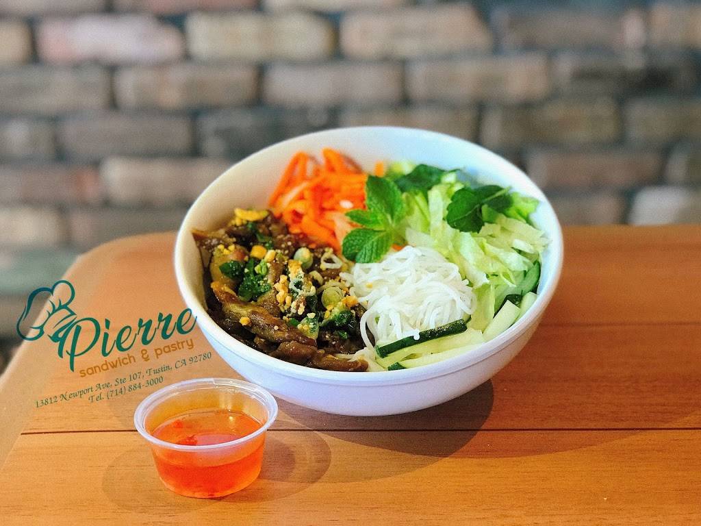 Pierre Sandwich & Pastry | restaurant | 13812 Newport Ave #107, Tustin, CA 92780, USA | 7148843000 OR +1 714-884-3000