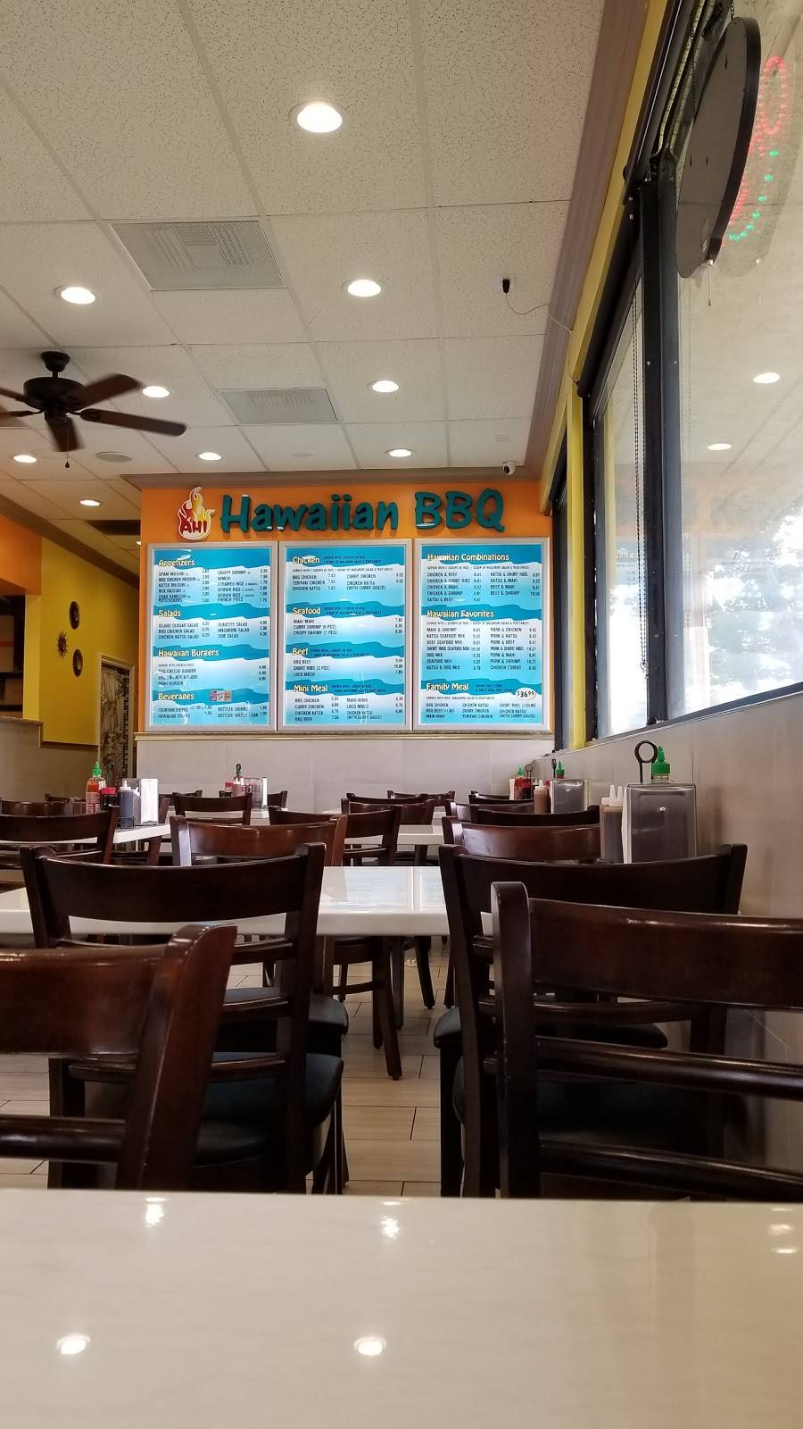 AHI Hawaiian BBQ | restaurant | 1823 E Palmdale Blvd K, Palmdale, CA 93550, USA | 6618788668 OR +1 661-878-8668