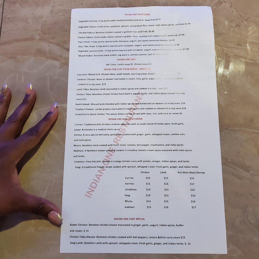 Indian One | restaurant | 5644 N Academy Blvd, Colorado Springs, CO 80918, USA | 7193007932 OR +1 719-300-7932