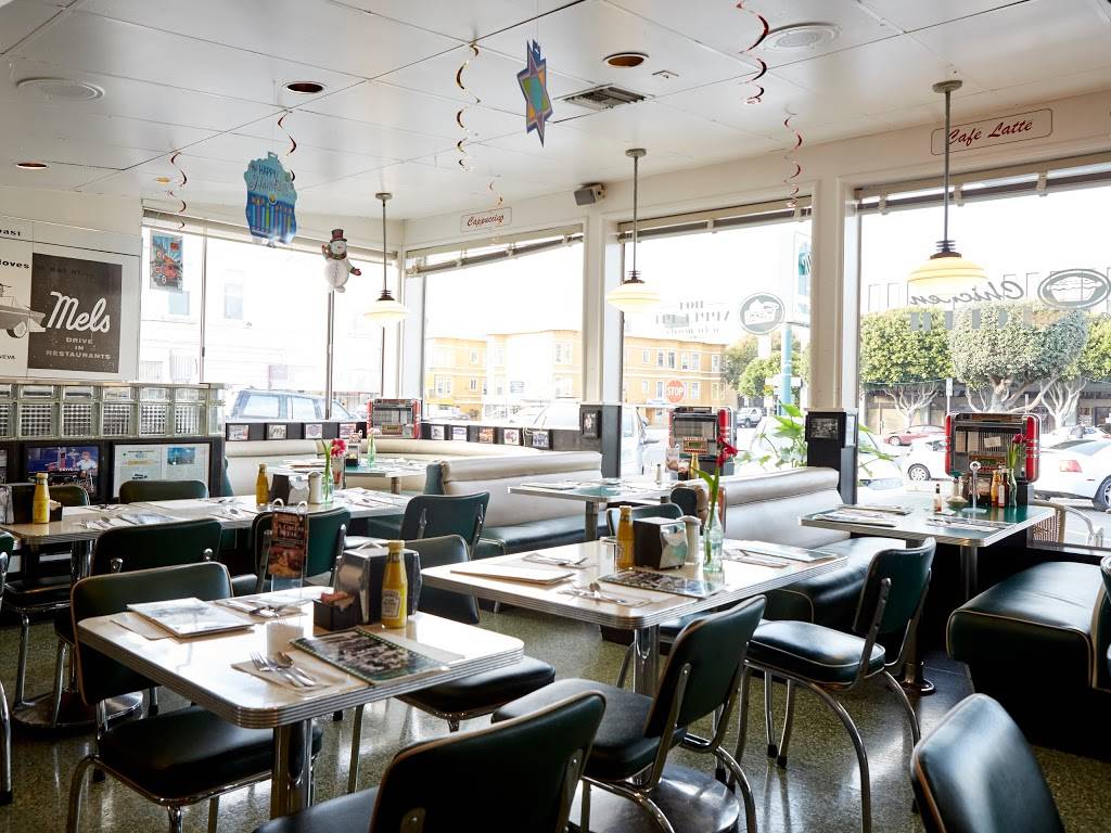 Mels Drive-In | restaurant | 3355 Geary Blvd, San Francisco, CA 94118, USA | 4153872255 OR +1 415-387-2255