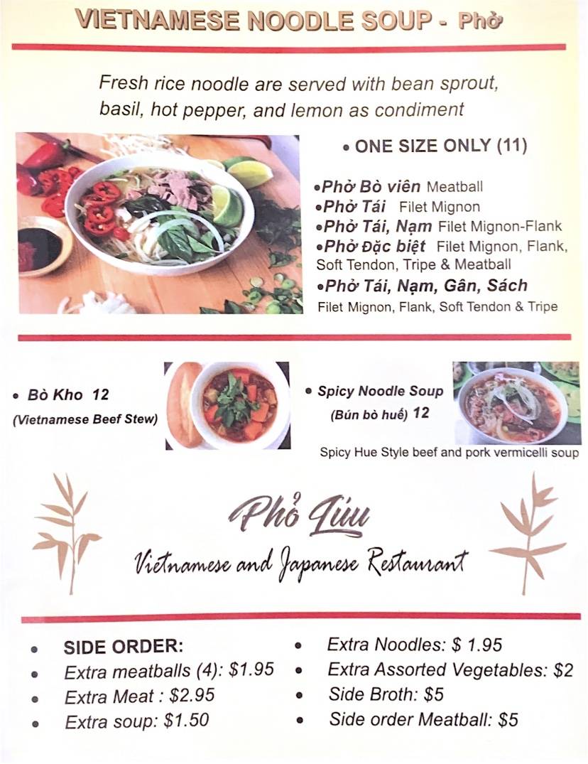 PHO LUU | restaurant | 25250 Pacific Hwy S Suite C113, Kent, WA 98032, USA | 2065922596 OR +1 206-592-2596