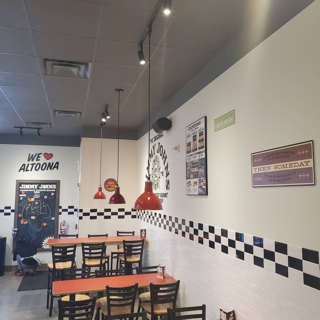 Jimmy Johns | meal delivery | 3420 Pleasant Valley Blvd #1a, Altoona, PA 16602, USA | 8142012261 OR +1 814-201-2261