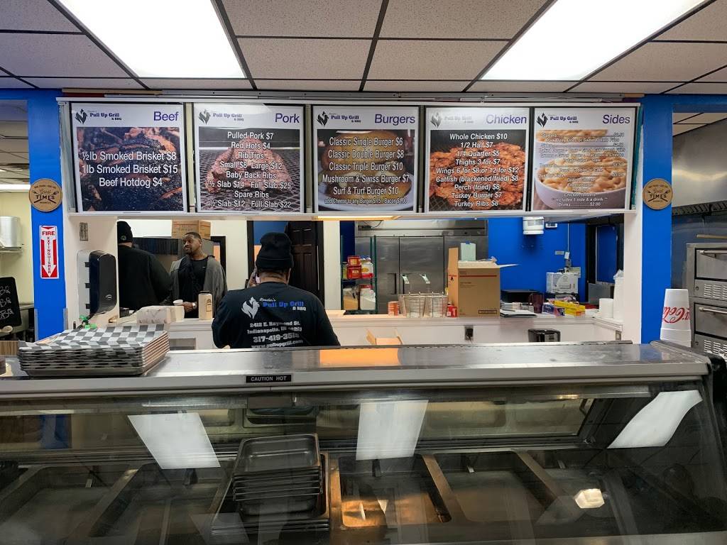 Pull Up Grill & BBQ | restaurant | 2412 E Raymond St Suite #B, Indianapolis, IN 46203, USA | 3174193515 OR +1 317-419-3515