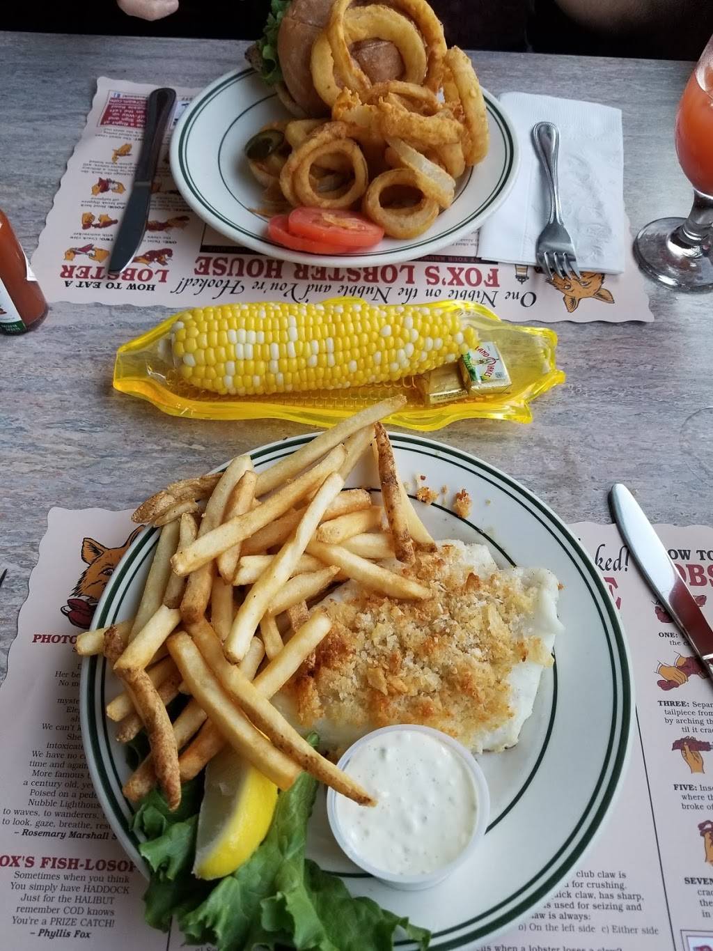Foxs Lobster House | restaurant | 8 Sohier Park Rd, York, ME 03909, USA | 2073632643 OR +1 207-363-2643