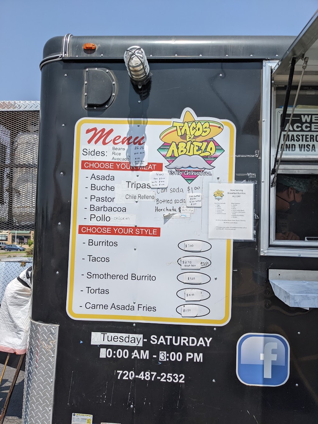 Tacos El Abuelo | restaurant | 8274 County Rd 13, Longmont, CO 80504, USA | 7204872532 OR +1 720-487-2532