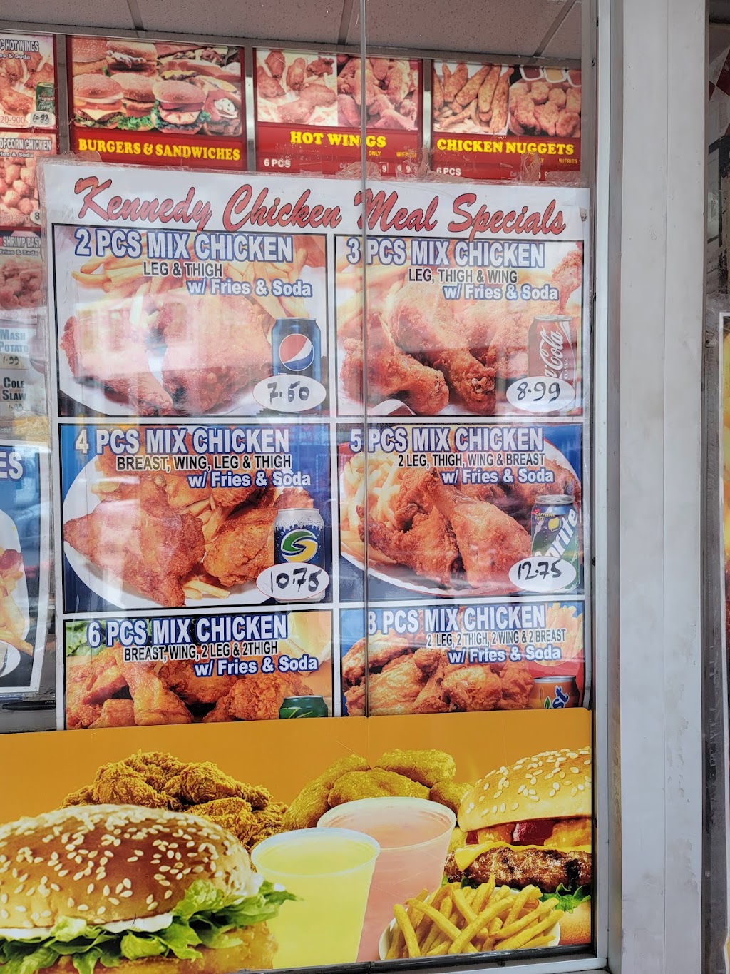 Kennedy fried chicken | restaurant | 1341 Flatbush Ave, Brooklyn, NY 11210, USA | 7182879999 OR +1 718-287-9999