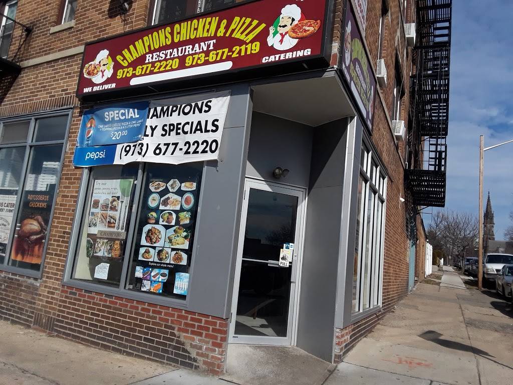 Champions Chicken & Pizza Restaurant | restaurant | 457 Main St, City of Orange, NJ 07050, USA | 9736772220 OR +1 973-677-2220