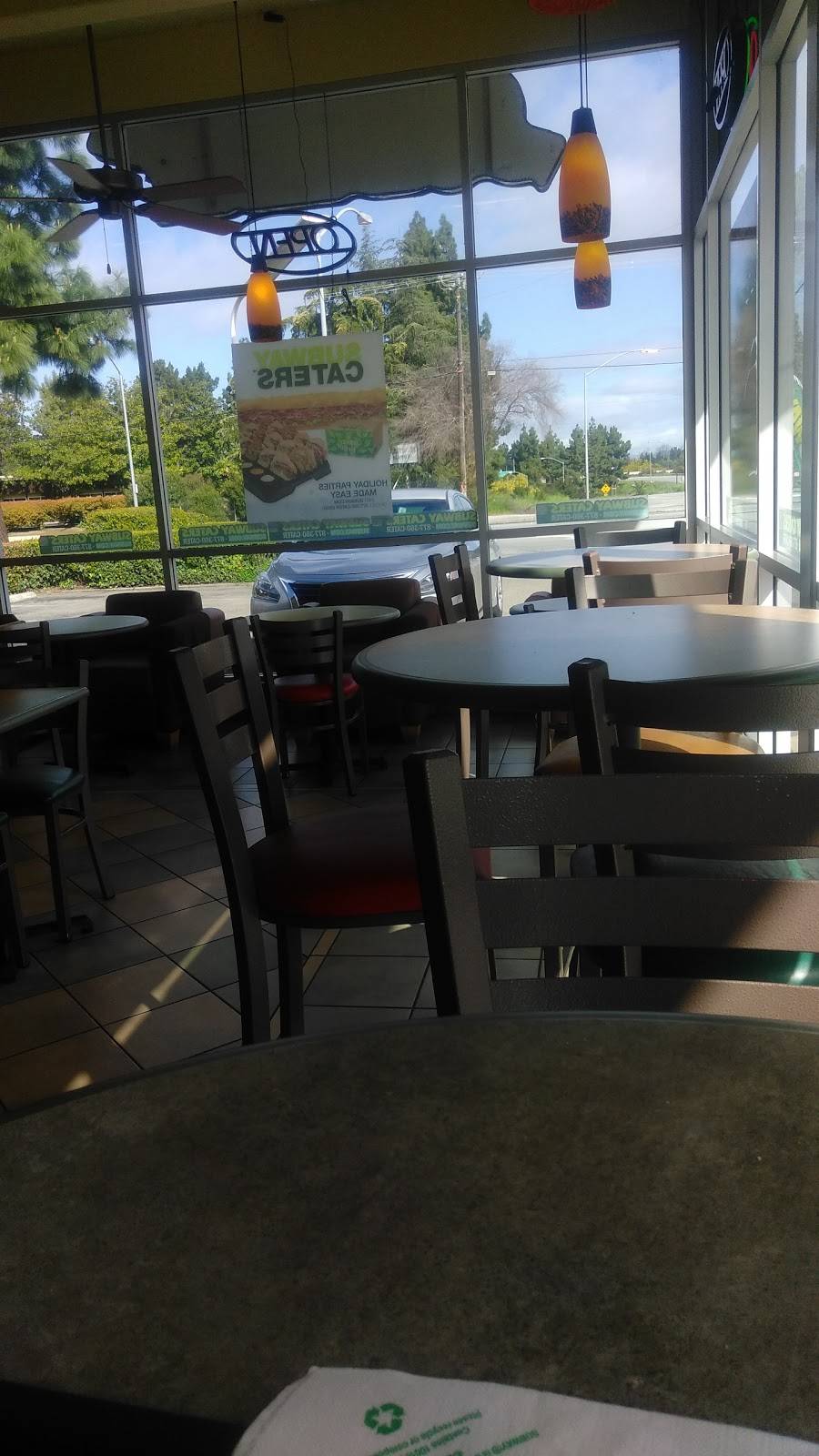 Subway Restaurants | restaurant | 905 Meridian Ave, San Jose, CA 95126, USA | 4082829991 OR +1 408-282-9991