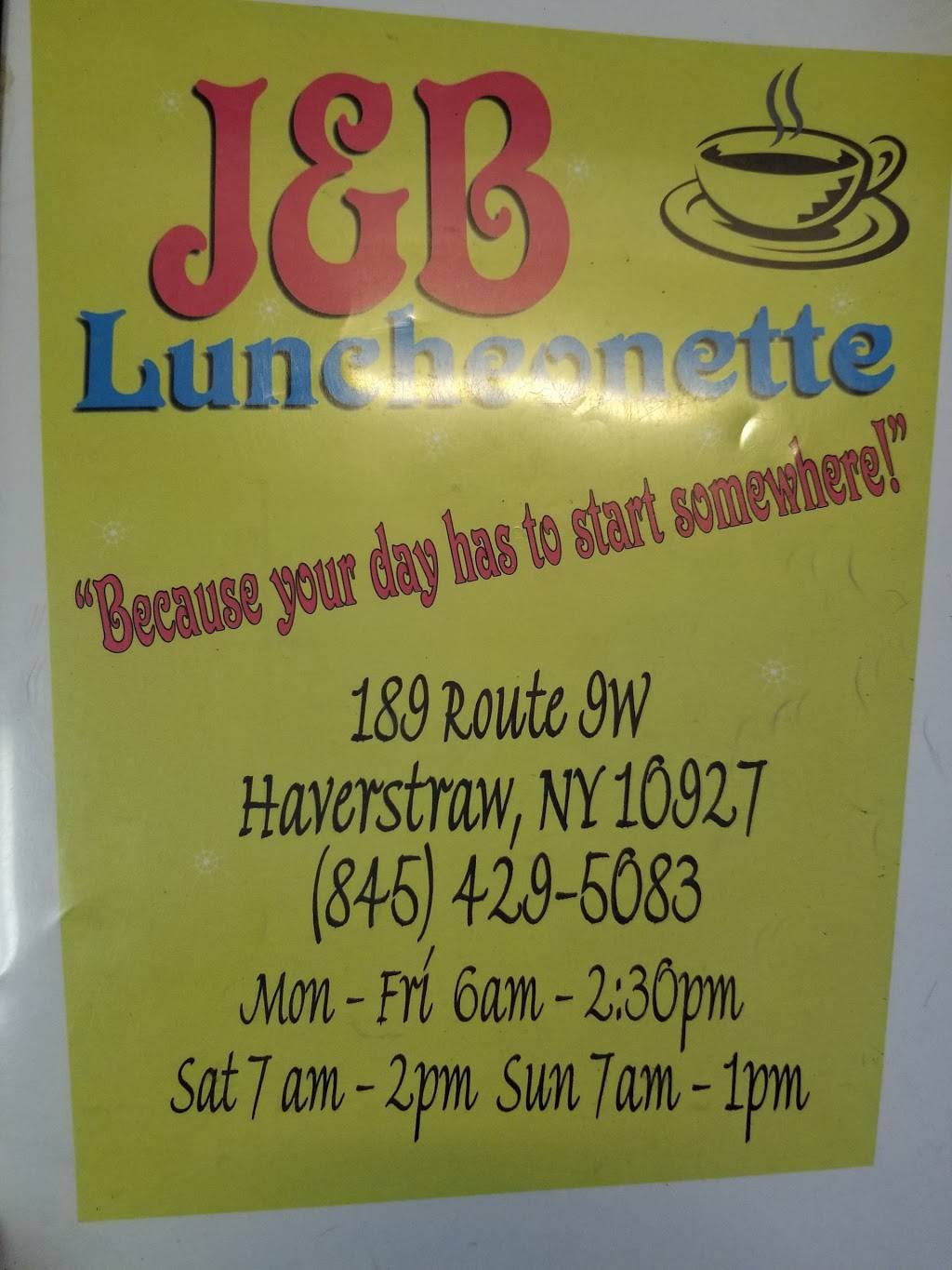 J&B Luncheonette | restaurant | 189 US-9W, Haverstraw, NY 10927, USA | 8454295083 OR +1 845-429-5083