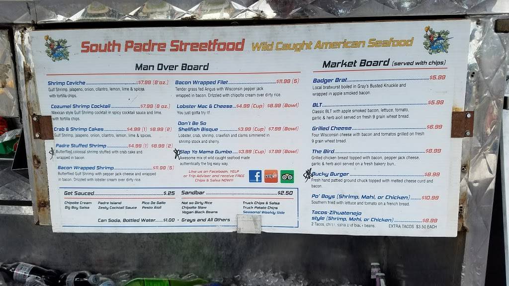 South Padre Streetfood | restaurant | 2421 Humes Rd, Janesville, WI 53545, USA | 6083594778 OR +1 608-359-4778