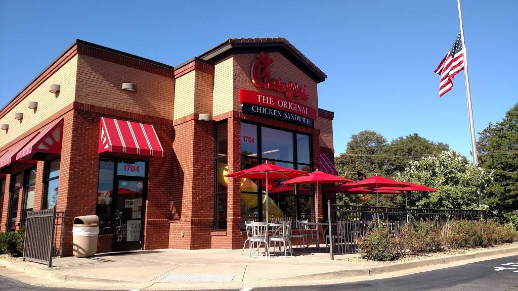 Chick-fil-A | restaurant | 1704 W Floyd Baker Blvd, Gaffney, SC 29341, USA | 8644889278 OR +1 864-488-9278