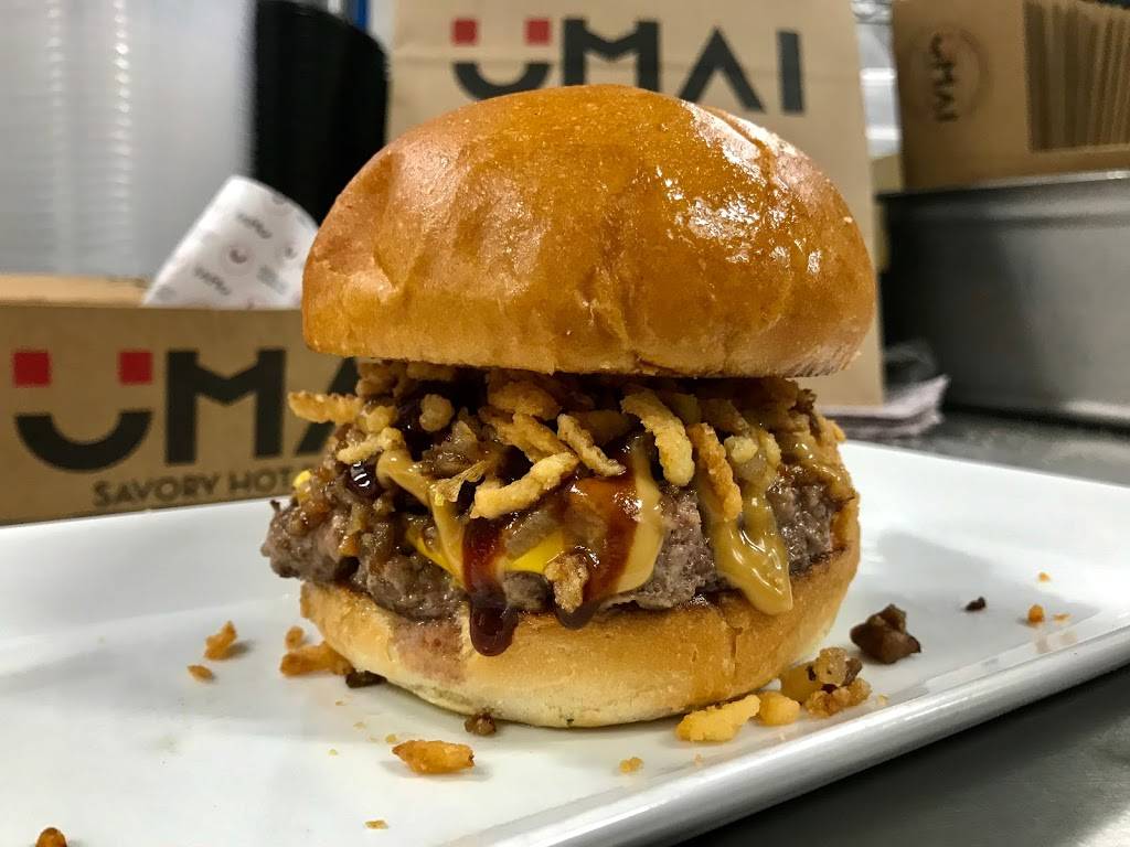 Umai Savory Hot Dogs | restaurant | 8443 Haven Ave #183, Rancho Cucamonga, CA 91730, USA | 9095273113 OR +1 909-527-3113