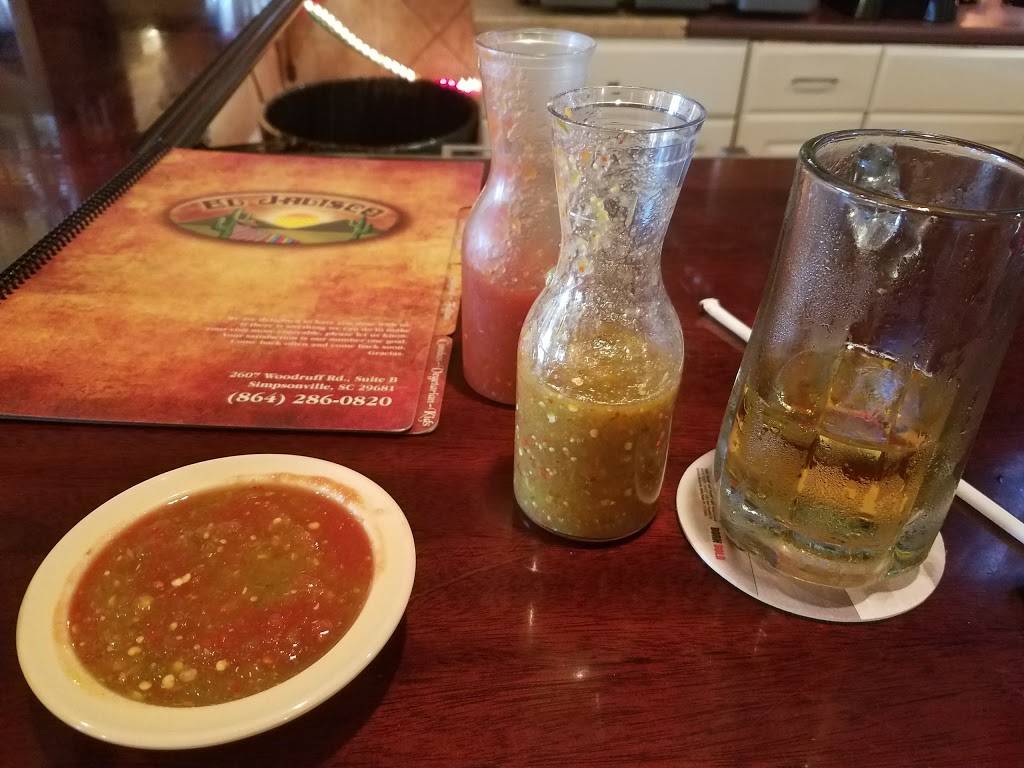 El Jalisco Mexican Restaurants | restaurant | 2607 Woodruff Rd B, Simpsonville, SC 29681, USA | 8642860820 OR +1 864-286-0820