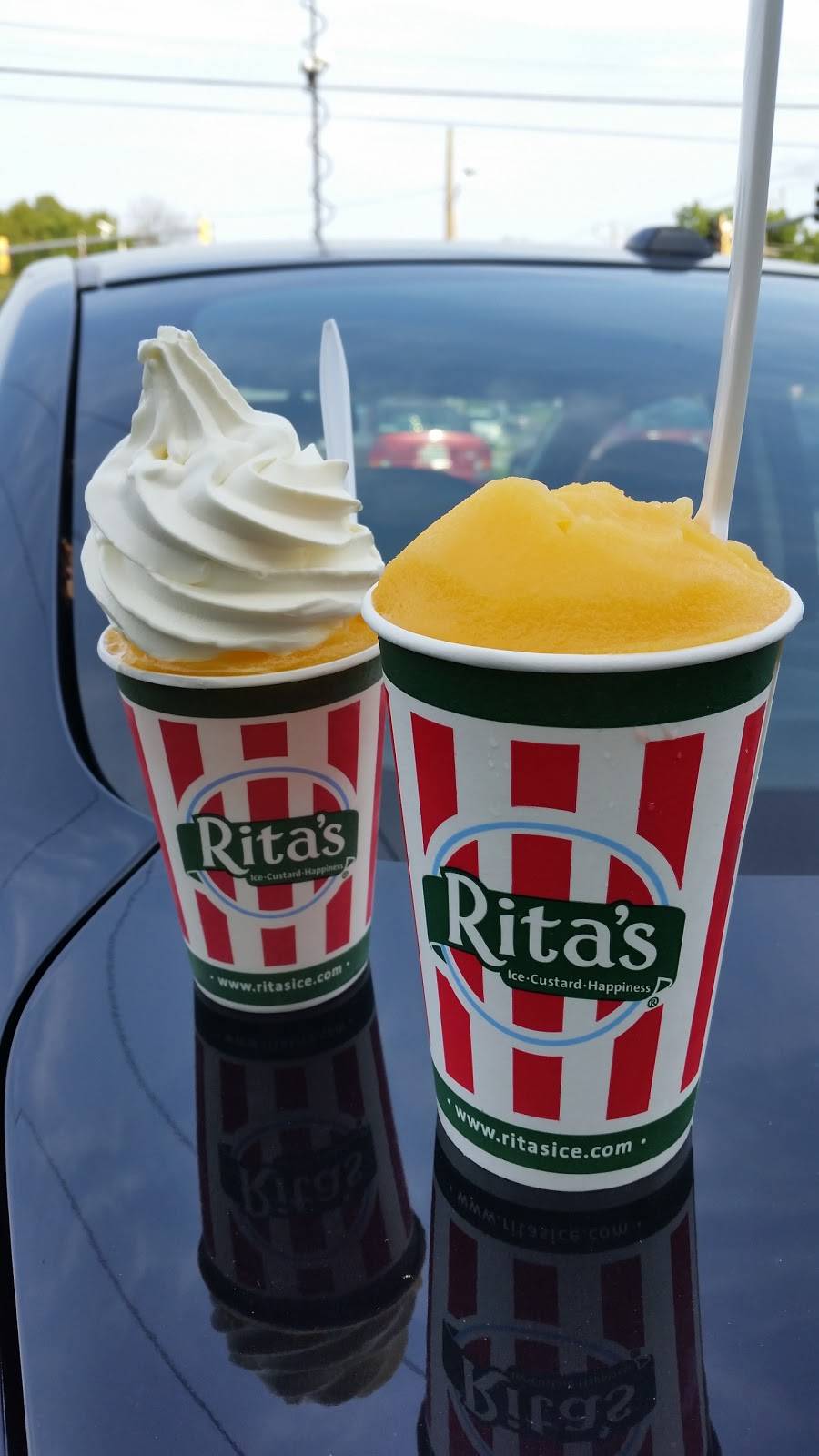 Ritas Italian Ice & Frozen Custard | restaurant | 8900 Baltimore Ave, College Park, MD 20740, USA | 3013455445 OR +1 301-345-5445
