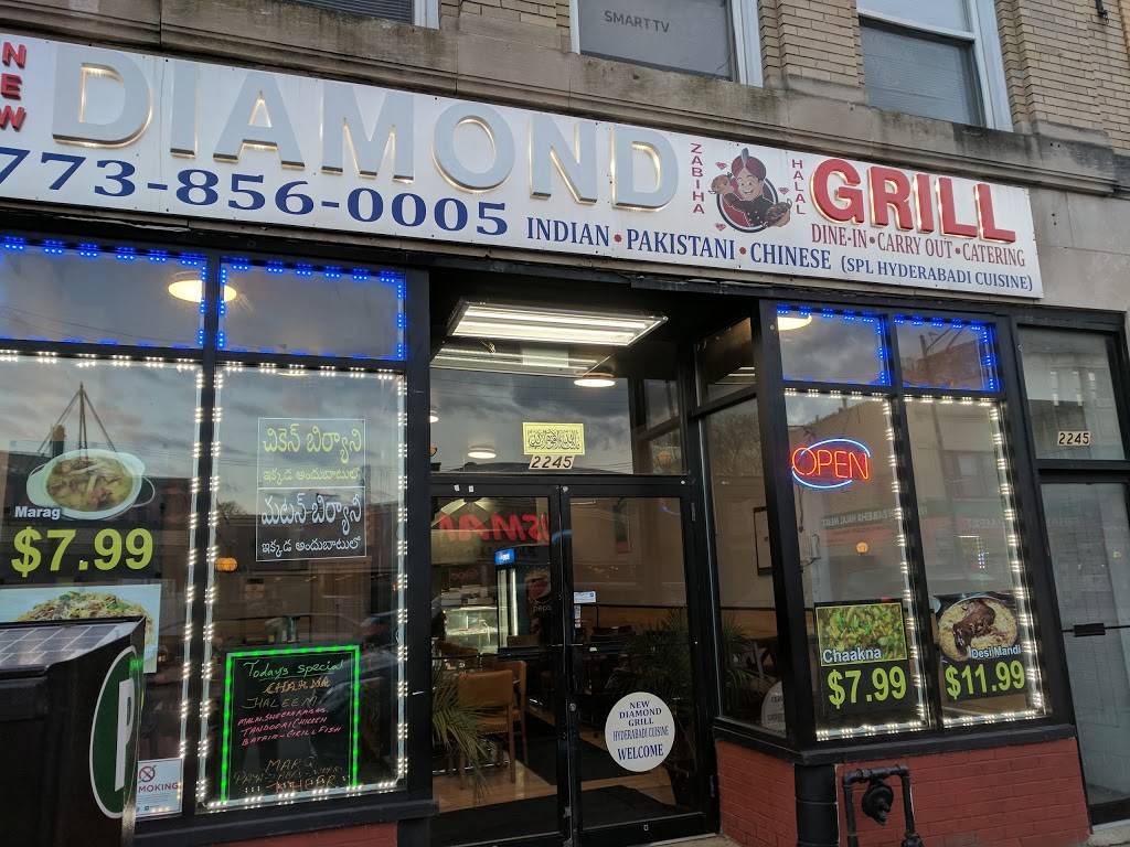 New Diamond Grill | restaurant | 2245 W Devon Ave, Chicago, IL 60659, USA | 7738560005 OR +1 773-856-0005