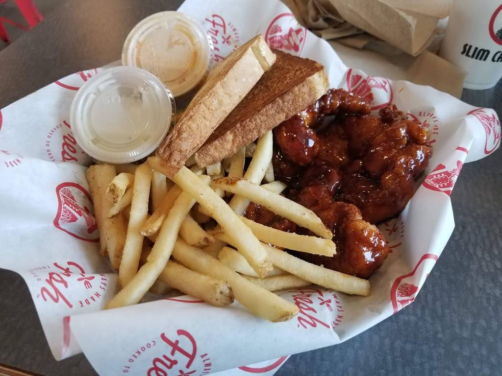 Slim Chickens | restaurant | 9100 N Central Expy, Dallas, TX 75231, USA | 4694669016 OR +1 469-466-9016