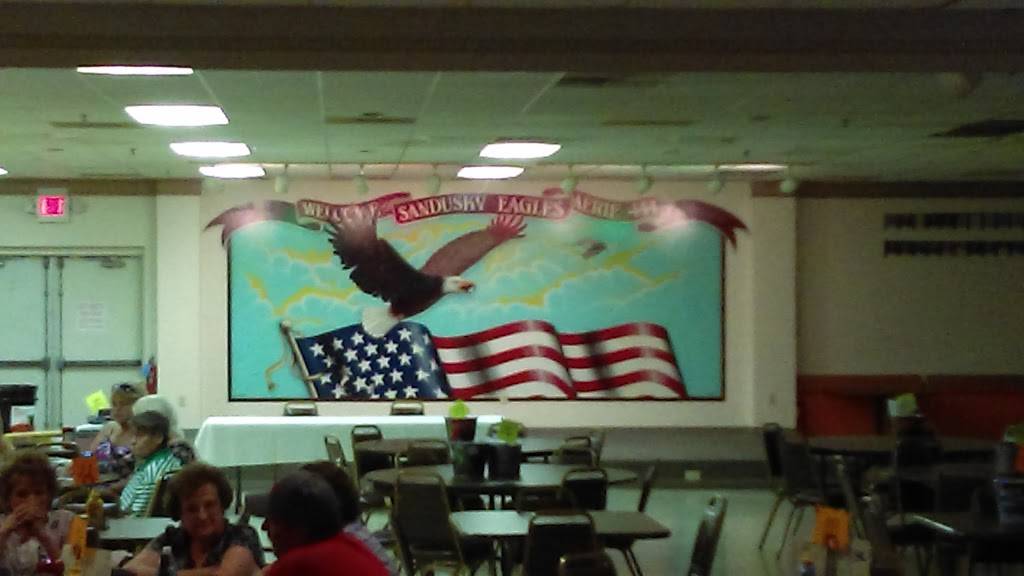 Fraternal Order of Eagles | restaurant | 1235 W Perkins Ave, Sandusky, OH 44870, USA | 4196258911 OR +1 419-625-8911