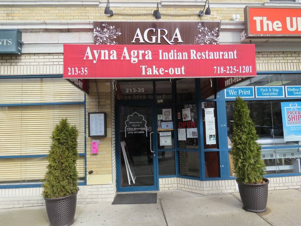 Ayna Agra | restaurant | 213-35 39th Ave, Flushing, NY 11361, USA | 7182251201 OR +1 718-225-1201