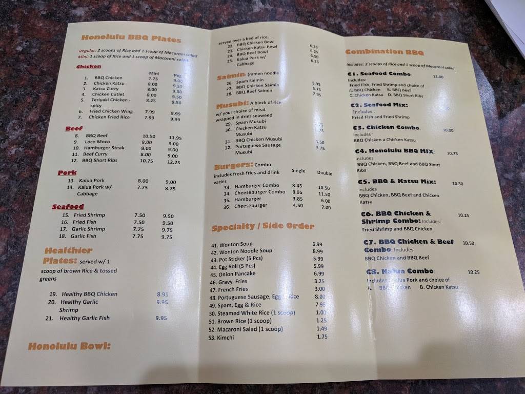 Honolulu BBQ | restaurant | 845 Marina Village Pkwy Suite B 118, Alameda, CA 94501, USA | 5105231045 OR +1 510-523-1045