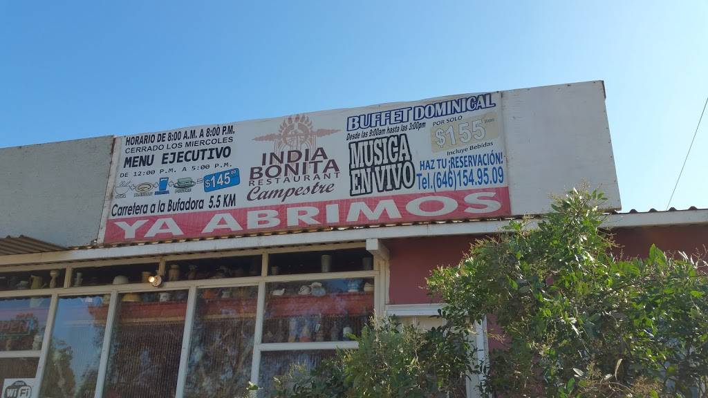 La India Bonita Restaurante Campestre | restaurant | Ensenada, Baja California, Mexico | 016461549509 OR +52 646 154 9509