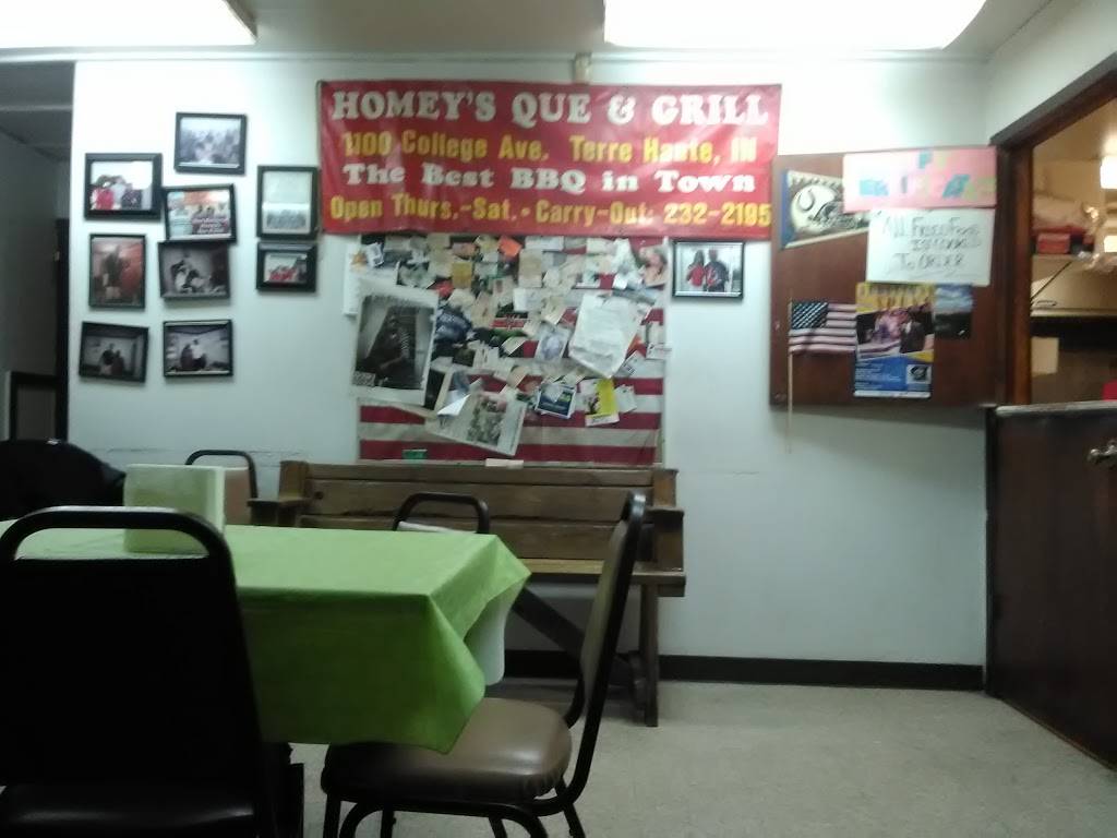 Homeys Que & Grill | restaurant | 1100 S 13th St, Terre Haute, IN 47802, USA | 8122322195 OR +1 812-232-2195