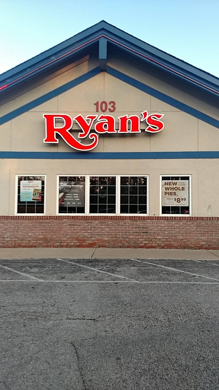 Ryans | restaurant | 103 RHL Blvd, Charleston, WV 25309, USA | 3047445382 OR +1 304-744-5382