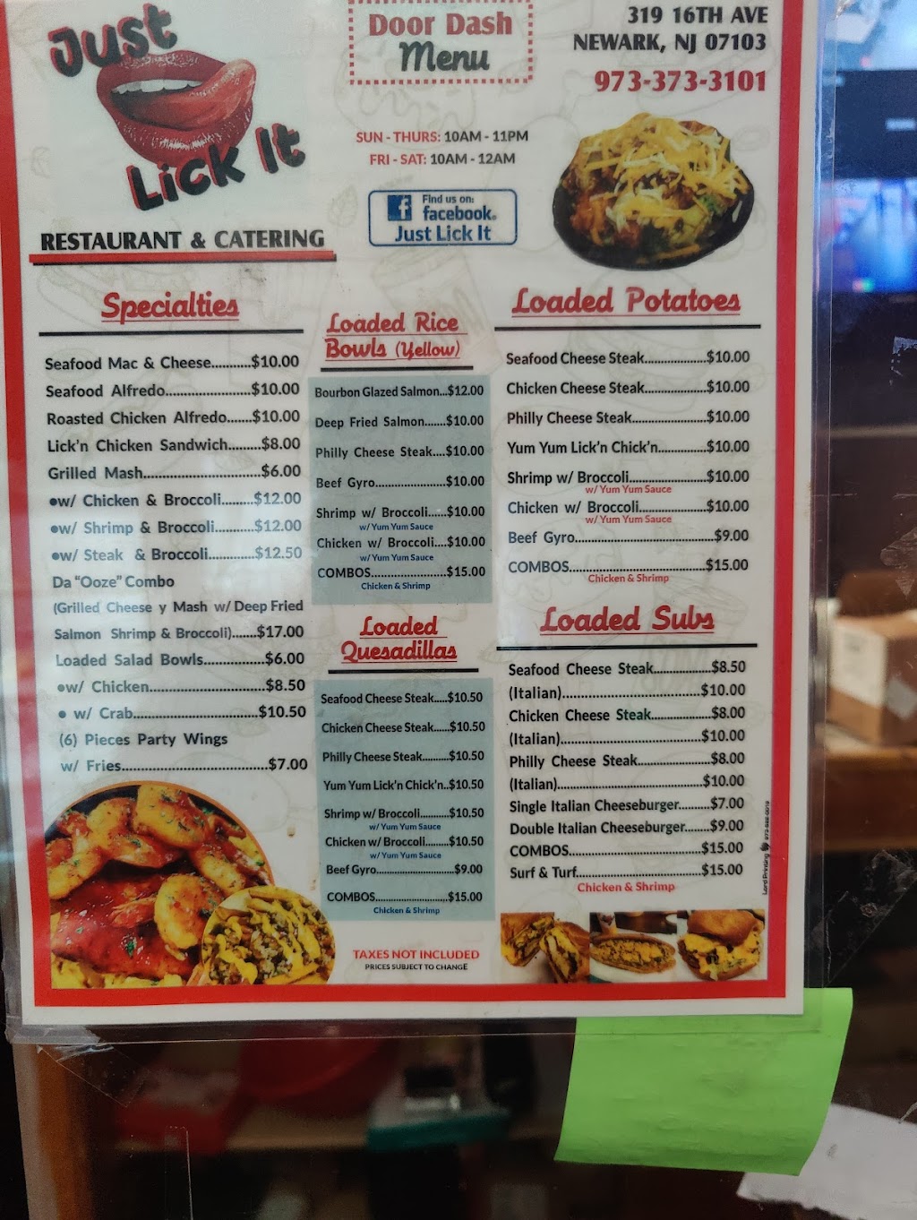 Just lick it | restaurant | 319 16th Ave, Newark, NJ 07103, USA | 9733733101 OR +1 973-373-3101