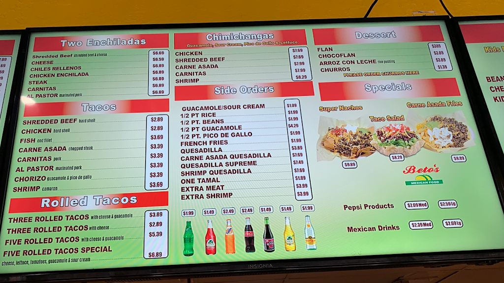 Betos Méxican Food | restaurant | 4661 S Redwood Rd, Taylorsville, UT 84123, USA | 3854746316 OR +1 385-474-6316