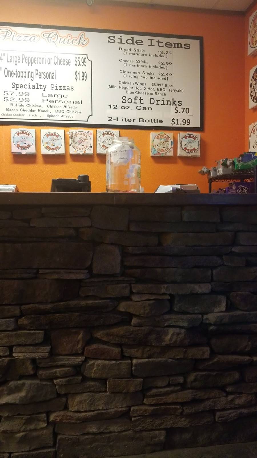 Pizza Quick | restaurant | 4165 Bemiss Rd, Valdosta, GA 31602, USA | 2293335700 OR +1 229-333-5700