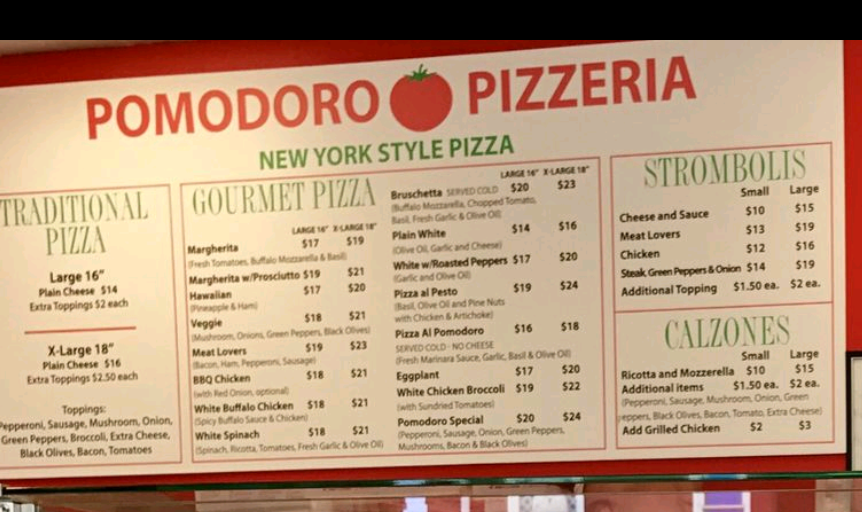 Pomodoro Pizzeria | meal takeaway | 101 Garfield Pkwy, Bethany Beach, DE 19930, USA | 3025371359 OR +1 302-537-1359