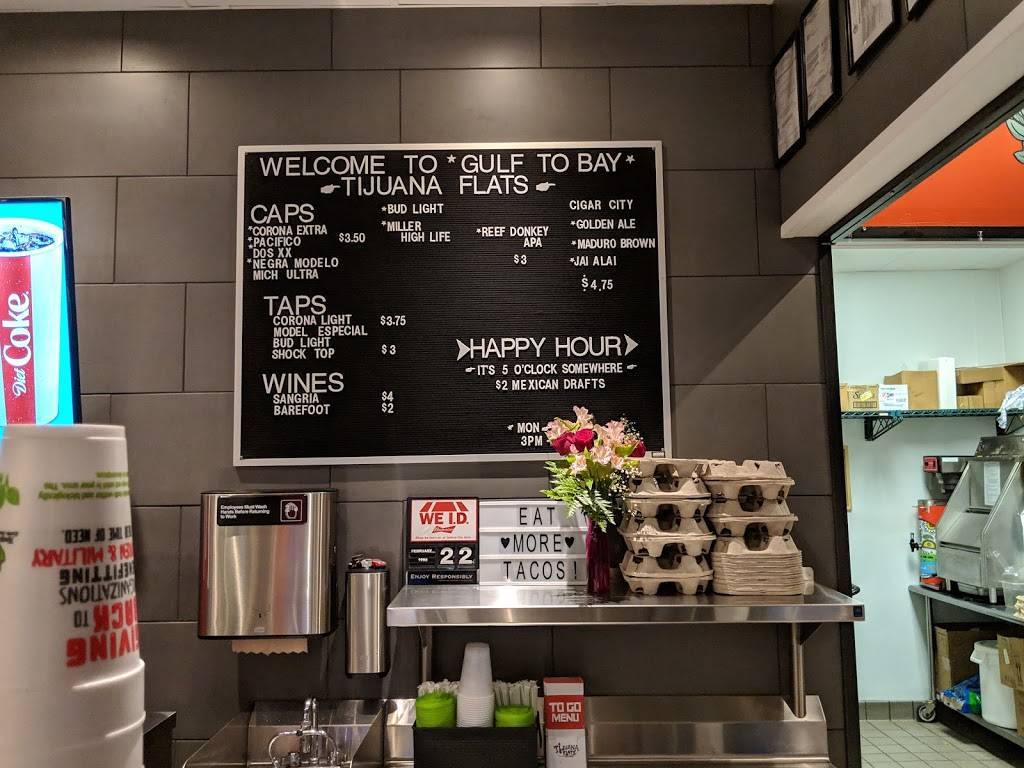 Tijuana Flats | restaurant | 2849 Gulf to Bay Blvd unit c, Clearwater, FL 33759, USA | 7274697933 OR +1 727-469-7933