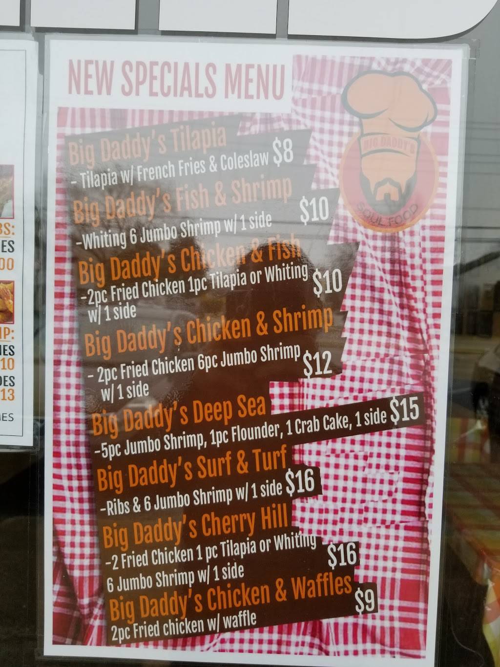 Big Daddys Soul Food | restaurant | 1030 S Little Creek Rd, Dover, DE 19901, USA | 3027357685 OR +1 302-735-7685