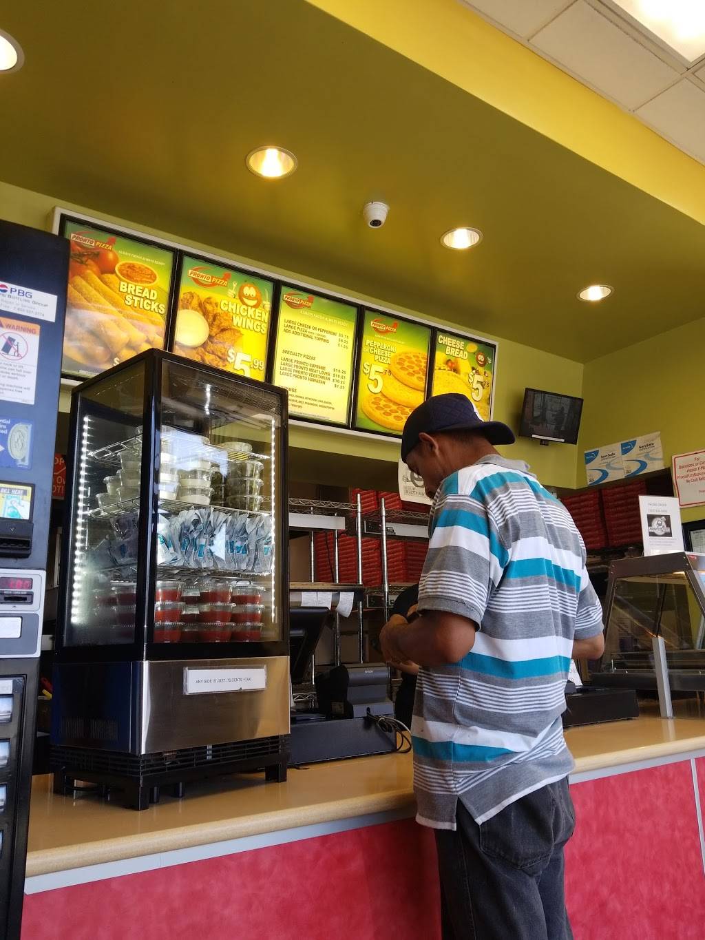 Pronto Pizza | restaurant | 128 W Pacific Coast Hwy, Wilmington, CA 90744, USA | 3108346400 OR +1 310-834-6400