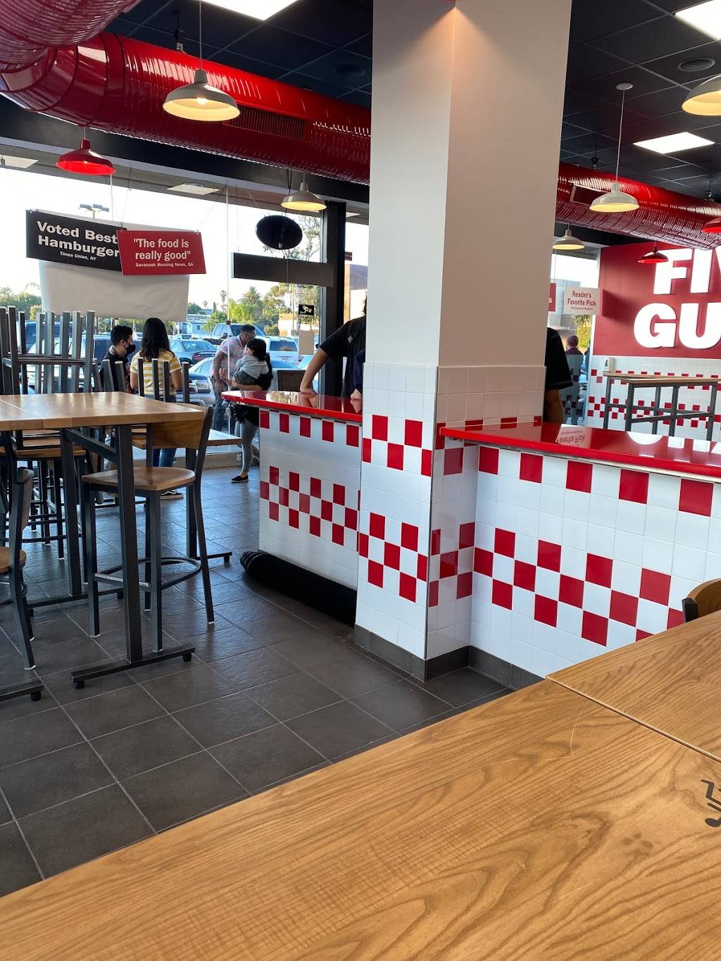 Five Guys | restaurant | 4737 Venice Blvd, Los Angeles, CA 90019, USA | 3238570021 OR +1 323-857-0021