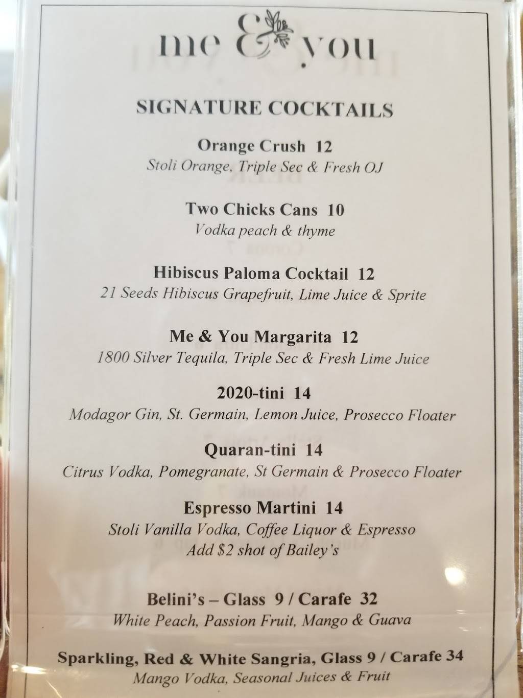 Me & You Restaurant | restaurant | 326 Broadway, Bethpage, NY 11714, USA | 5167190088 OR +1 516-719-0088