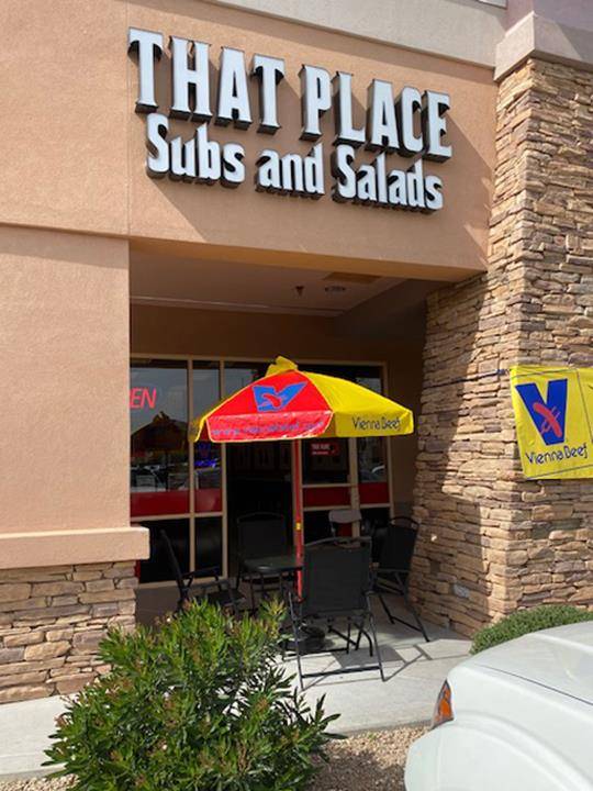 That Place Subs and Salads | restaurant | 20340 N Lake Pleasant Rd Suite 102, Peoria, AZ 85382, USA | 6234666814 OR +1 623-466-6814