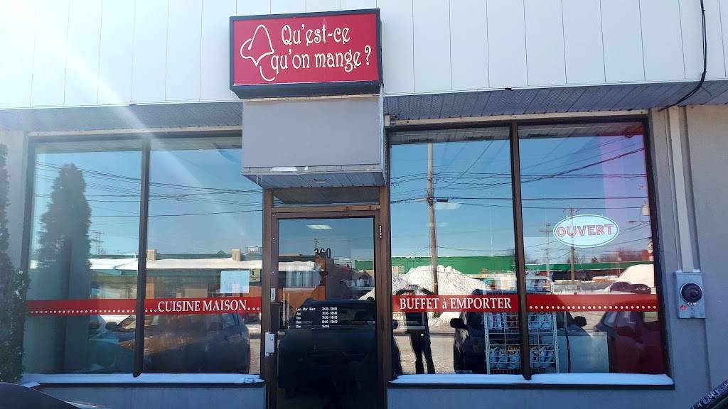 Qu Est-Ce QuOn Mange | restaurant | 260 Rue Duvernay, Beloeil, QC J3G 2M2, Canada | 4504677297 OR +1 450-467-7297