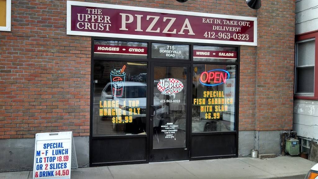 The Upper Crust Pizza | meal delivery | 3392 Saxonburg Blvd #350, Glenshaw, PA 15116, USA | 4129630323 OR +1 412-963-0323