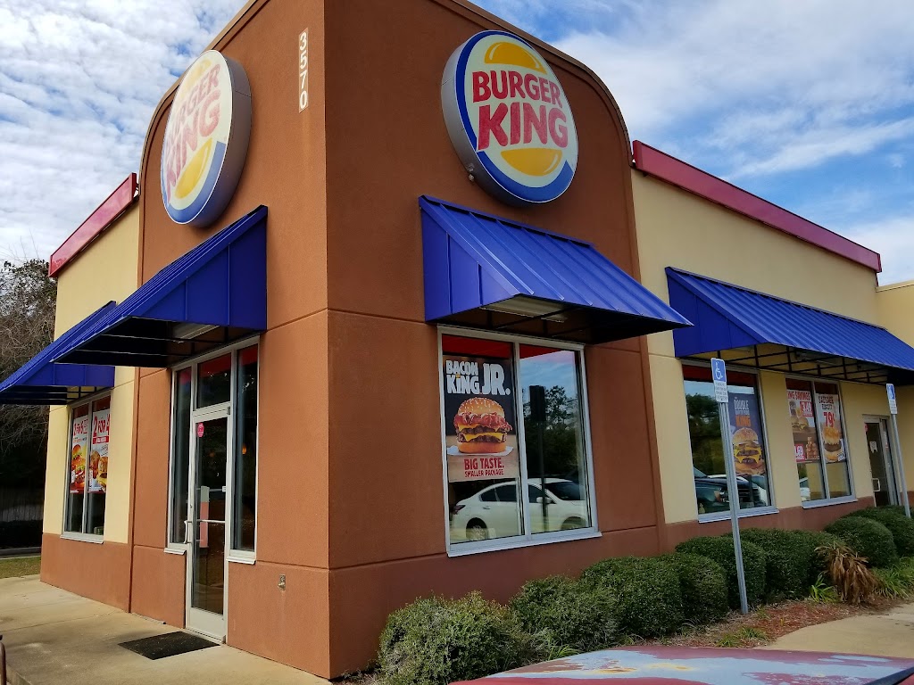 Burger King | restaurant | 3570 Apalachee Pkwy, Tallahassee, FL 32311, USA | 8502162805 OR +1 850-216-2805
