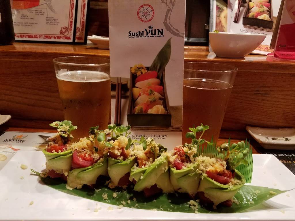 Sushi Yun | restaurant | 3505 E Chapman Ave, Orange, CA 92869, USA | 7147440008 OR +1 714-744-0008