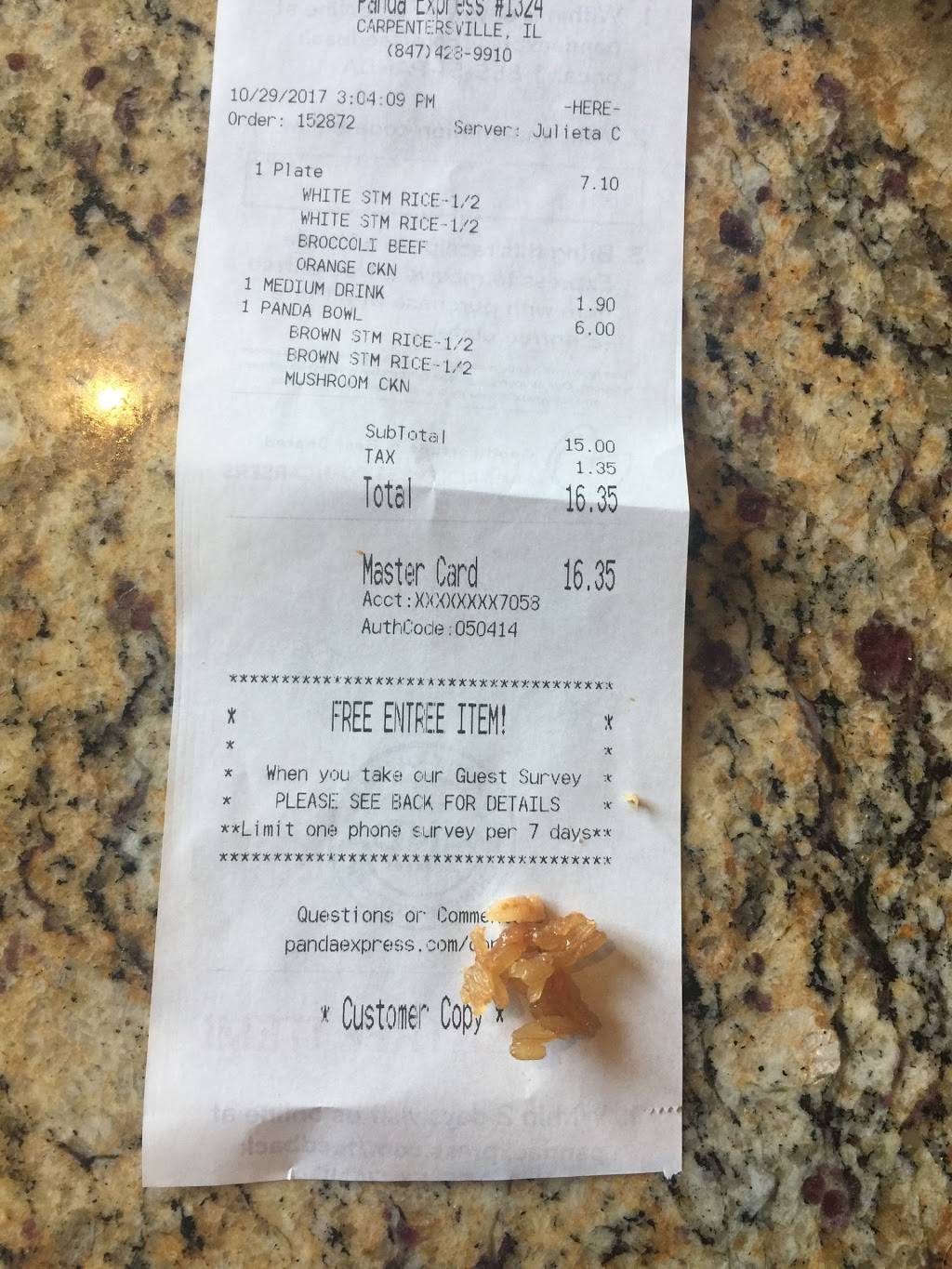 Panda Express | meal takeaway | 27 S Western Ave, Carpentersville, IL 60110, USA | 8474289910 OR +1 847-428-9910