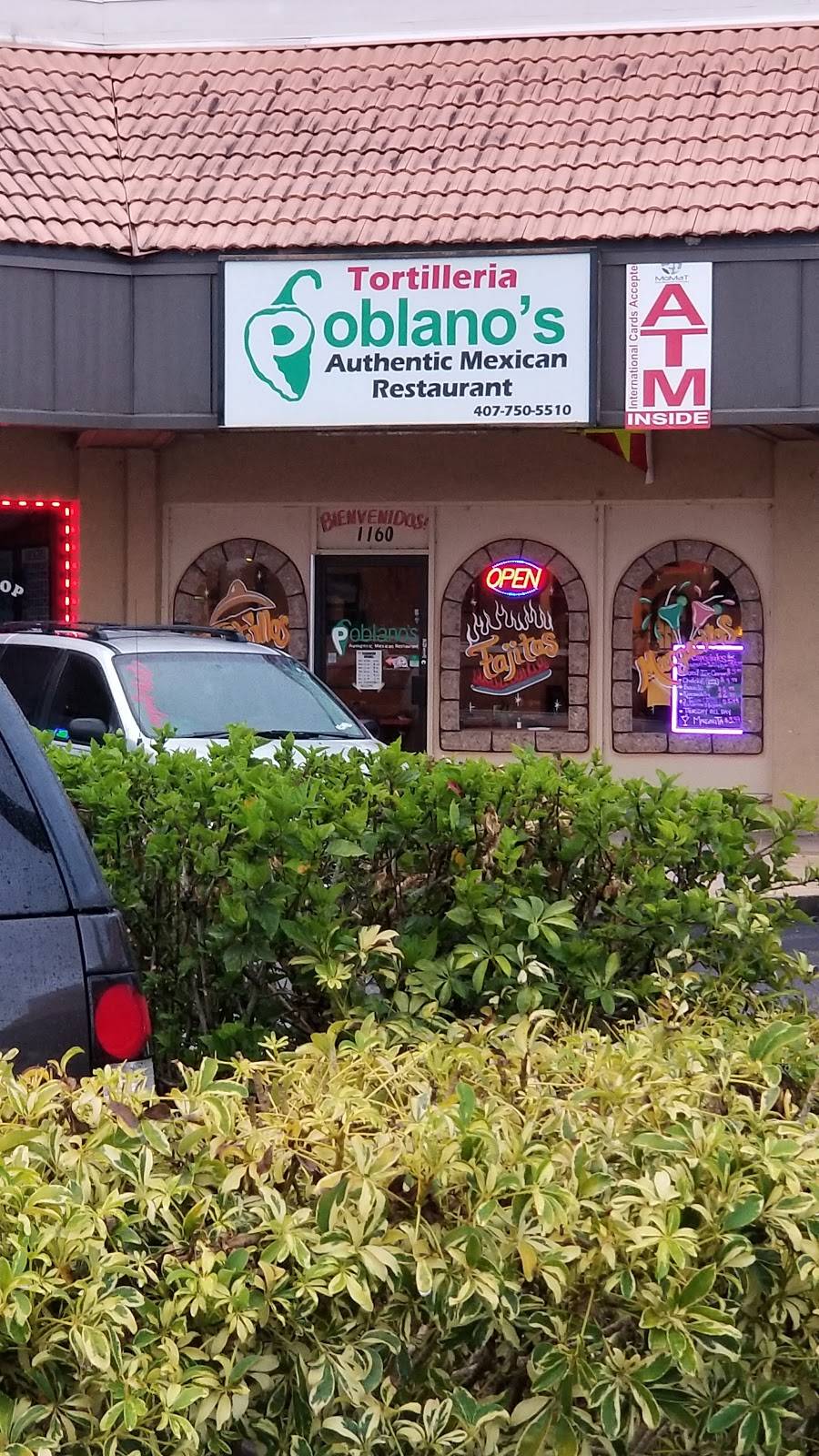 Tortilleria Poblanos Mexican Restaurant | restaurant | 1160 E Vine St, Kissimmee, FL 34744, USA | 4077505510 OR +1 407-750-5510