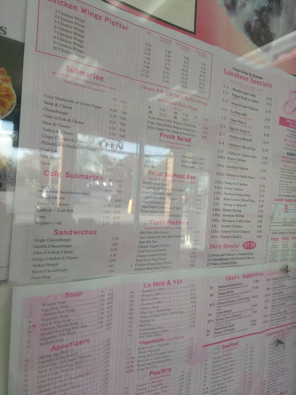 Tasty Carryout | meal takeaway | 7720 Landover Rd, Landover, MD 20785, USA | 3015837778 OR +1 301-583-7778